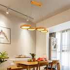 Simplicity Solid Wood Dining Pendant Circle – detail view 3 | Belloriana