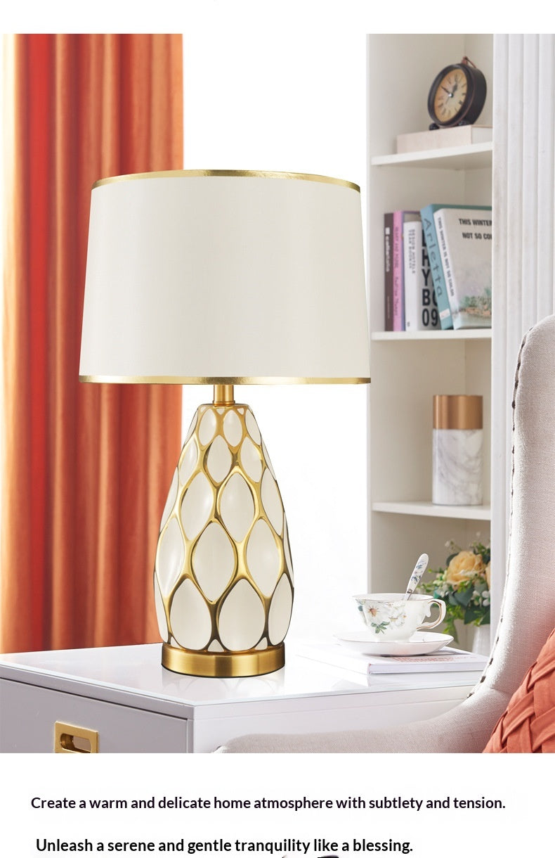 Alvéole ceramic lamp side profile