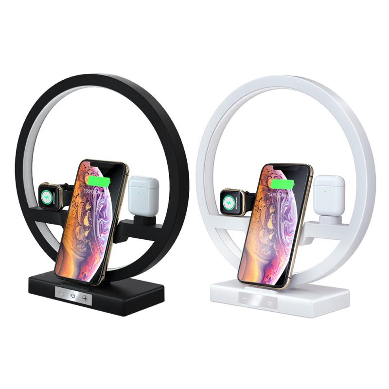 Fast Charging 4 In 1 Bedside Lamp Wireless Charger Bracket – detail view 3 | Belloriana