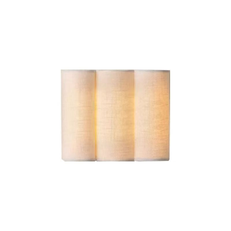 Vague sconce detail of wave-textured shade