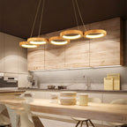 Simplicity Solid Wood Dining Pendant Circle – detail view 2 | Belloriana