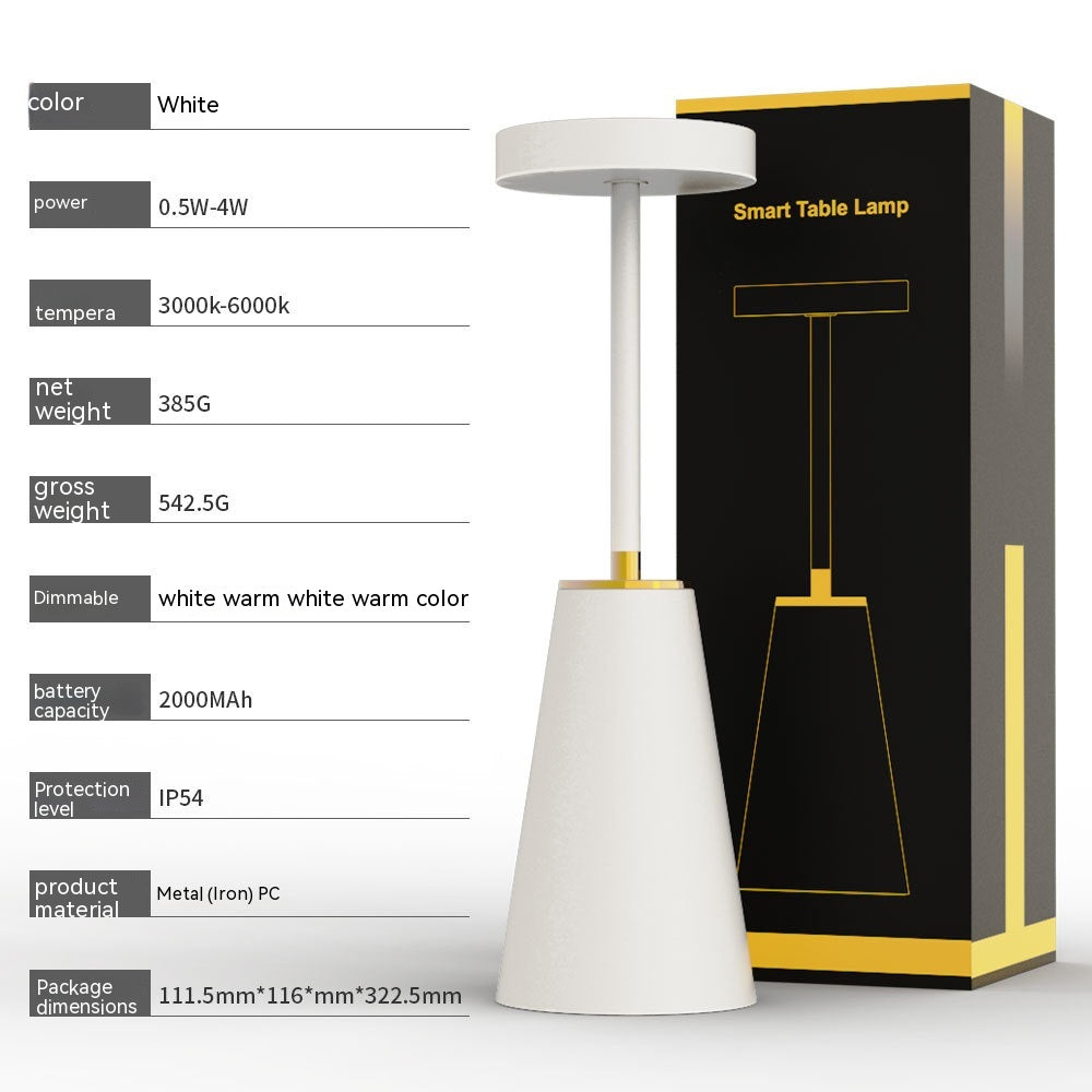 Nomade Portable Rechargeable Lamp - carried by hand outdoors