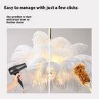 Plume Noire Modern Feather Chandelier - feather branch detail