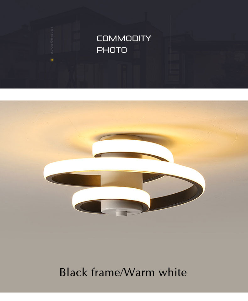 Simple And Modern Metal LED Lighting Ceiling Light – detail view 2 | Belloriana