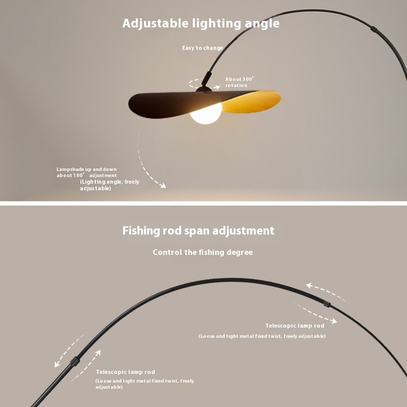 Chapeau floor lamp full silhouette