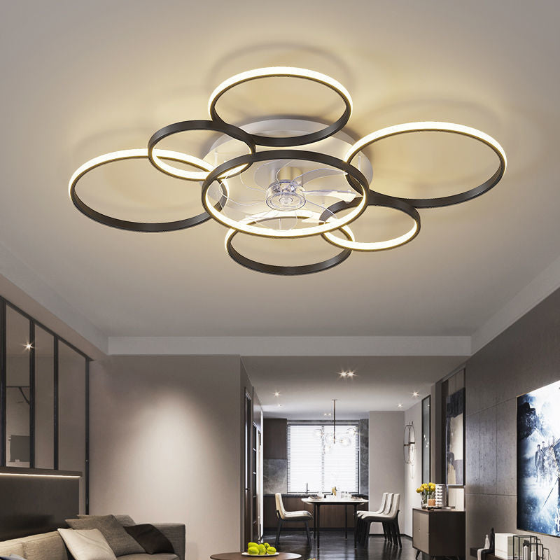 Ceiling Suction Living Room Bedroom Fan Light – detail view 2 | Belloriana