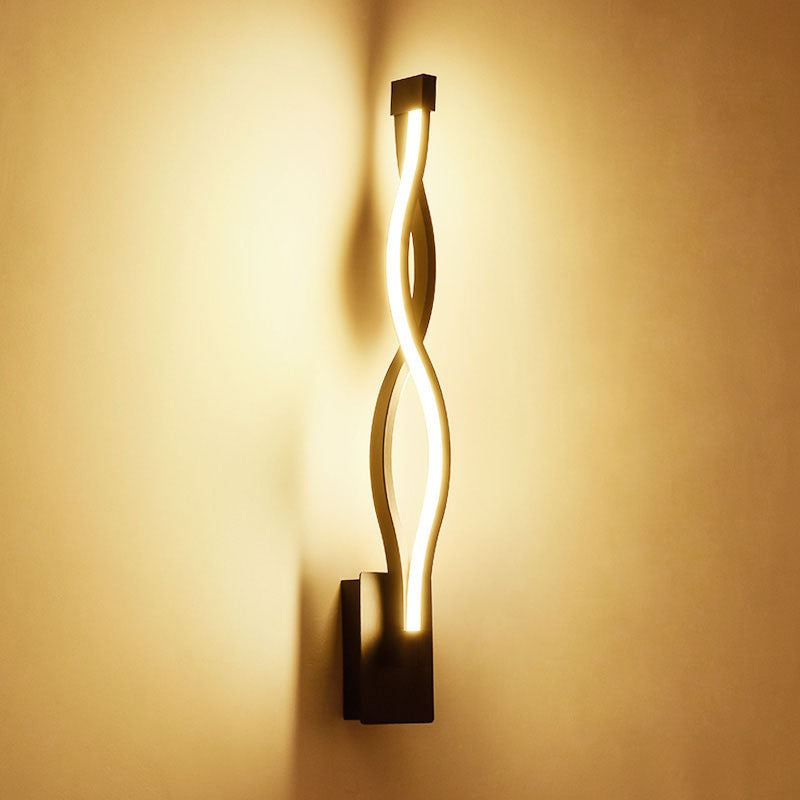 LED Aluminum Wave Wall Light – detail view 5 | Belloriana