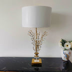 Cristalys table lamp light refraction detail