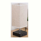 Table Lamp Linen Square Table Lamp Study Bedside Table Lamp – detail view 5 | Belloriana