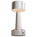 Argent cordless silver touch lamp on a desk