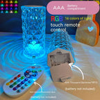 Crystal Rose Lamp Atmosphere Creative LED Table Lamp – detail view 4 | Belloriana