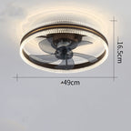 Ceiling Fan Home Integrated Invisible Ceiling Fan Light – detail view 3 | Belloriana