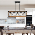 Suspension quadra bois noyer
