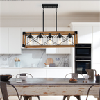 Suspension quadra bois noyer