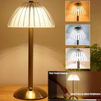 Halo night light switched on, warm glow