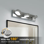 Applique chrome cristal ambiance