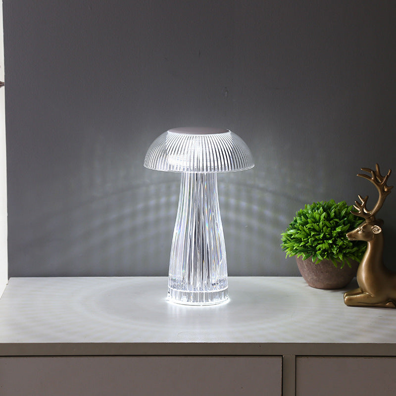 Creative Crystal Lamp Jellyfish Table Lamp Light Luxury Touch Decoration Home Decor – detail view 4 | Belloriana