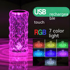 Crystal Rose Lamp Atmosphere Creative LED Table Lamp – detail view 2 | Belloriana