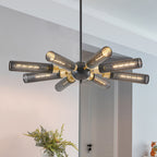 Sputnik Doré kitchen island chandelier illuminated