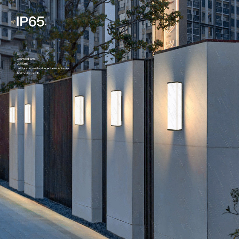 Home Outdoor Waterproof Long Strip Outdoor Wall Light – studio product photo | Belloriana