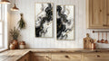 Tableaux Abstraits Noir et Blanc