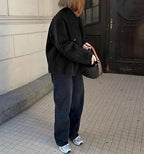 Manteau à double boutonnage