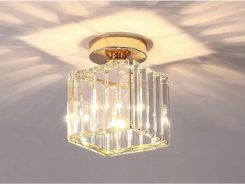 Plafonnier cristal - détail