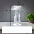 Creative Crystal Lamp Jellyfish Table Lamp Light Luxury Touch Decoration Home Decor – detail view 2 | Belloriana