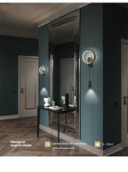 Cuivre Copper Bedside Wall Lamp - mounting bracket detail