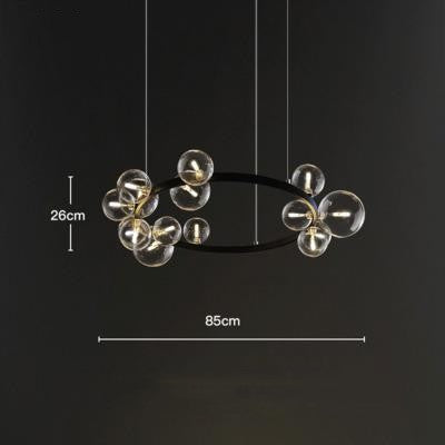 Bedroom Light Dining Room Glass Ball Chandelier – detail view 5 | Belloriana