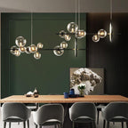 Bedroom Light Dining Room Glass Ball Chandelier – detail view 4 | Belloriana