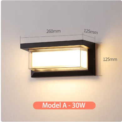 Rivage Waterproof Outdoor Wall Lantern - side profile mounting bracket