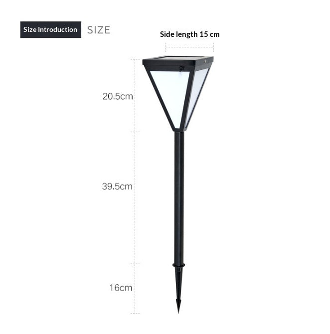 Villa Minimaliste ground light stake detail