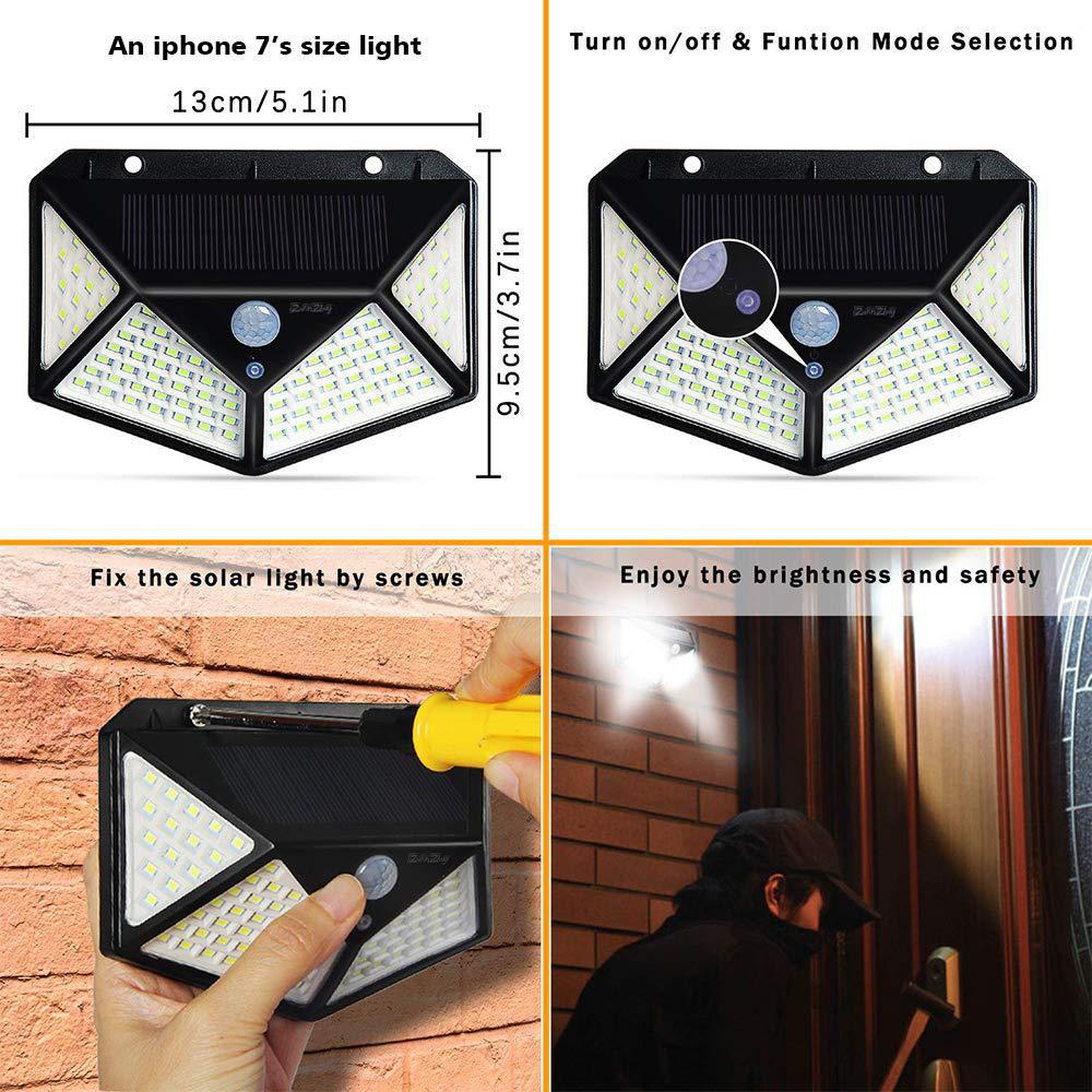 LED Solar Wall Light – detail view 2 | Belloriana