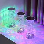 LED Crystal Rechargeable Bedroom Atmosphere Table Lamp – detail view 4 | Belloriana