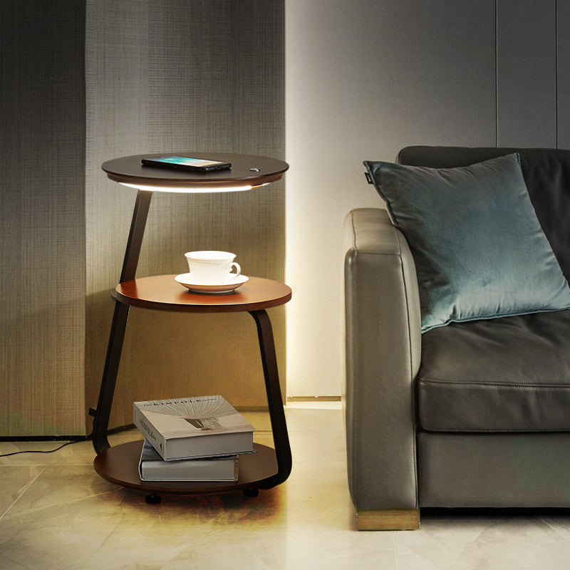 Nordic Minimalist Floor Lamp Wireless Charging Rack – studio product photo | Belloriana