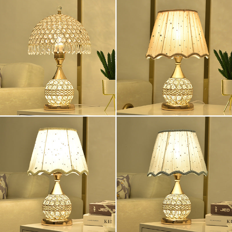 Crystal Desk Lamp Bedroom Bedside Lamp – detail view 5 | Belloriana