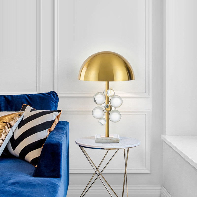Grandeur desk lamp base detail