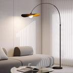 Chapeau lamp switched on, warm glow