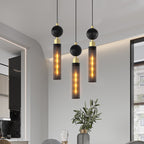 Fer Noir light styled over a breakfast bar