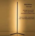 Lampadaire LED RVB d'angle connecté