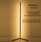 Lampadaire LED RVB d'angle connecté