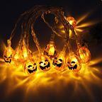 Halloween Decoration Pumpkin Light LED String Lights Lantern – studio product photo | Belloriana