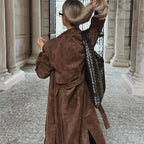 Manteau Long Croisé