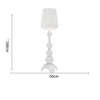 Ajour Sculptural Hollow Floor Lamp - close-up of hollow lattice shade