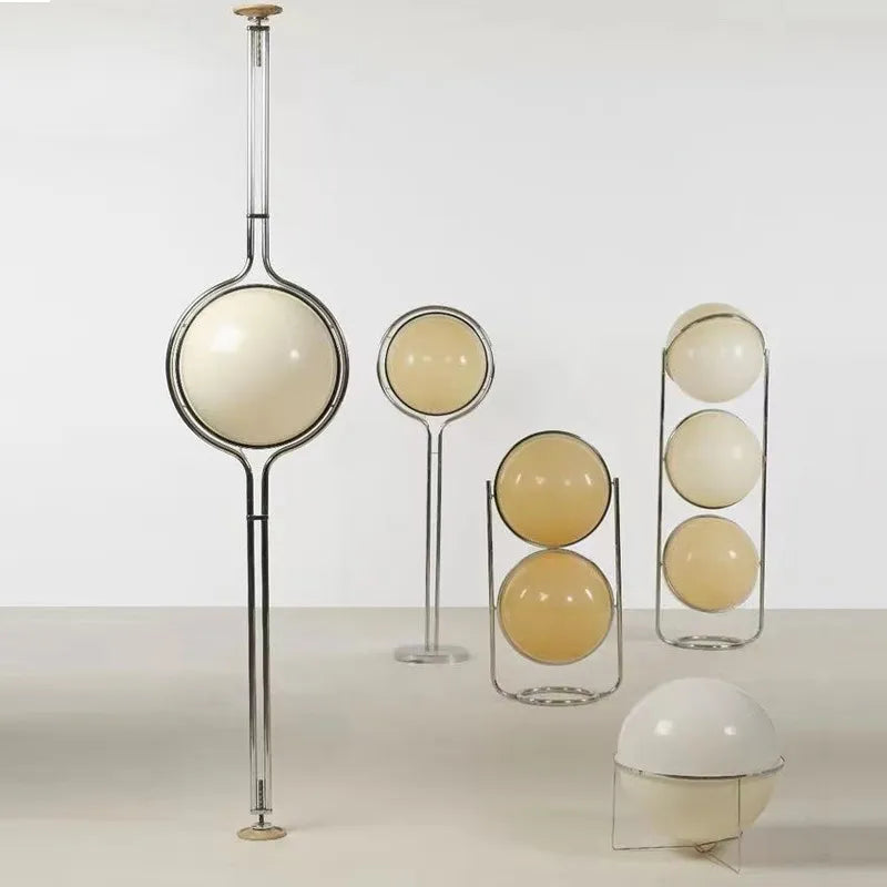 Lampadaire sphères - détail