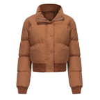 Manteau chaud à manches courtes