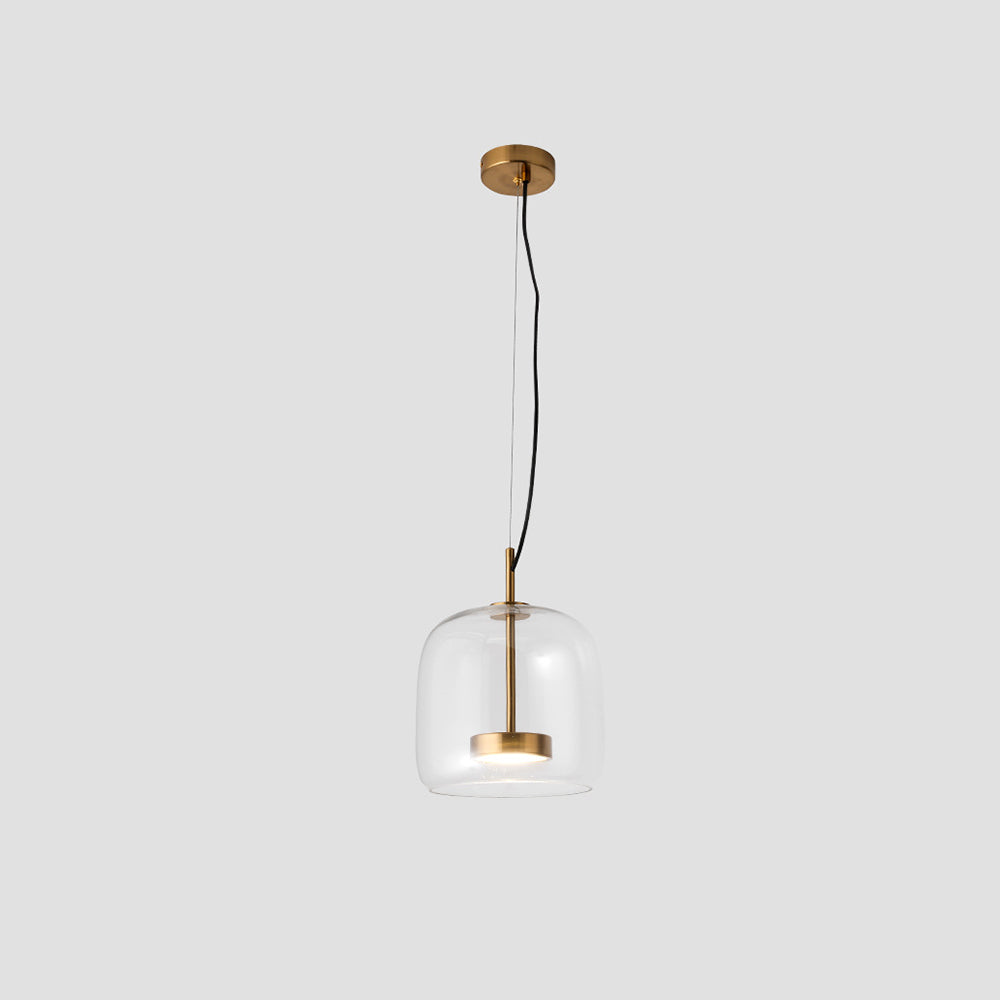 Suspension vintage Amber Glow transparente