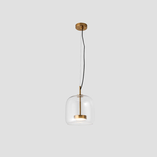 Suspension vintage Amber Glow transparente