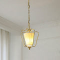 Suspension lanterne vintage laiton